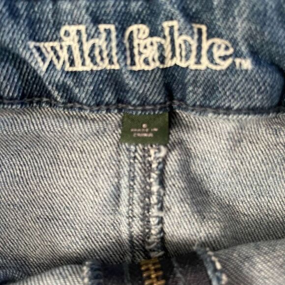Wild Fable Two Tone Denim Jean Mini Skirt - Picture 5 of 5